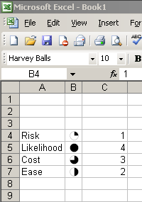 Harvey Balls Screenshot