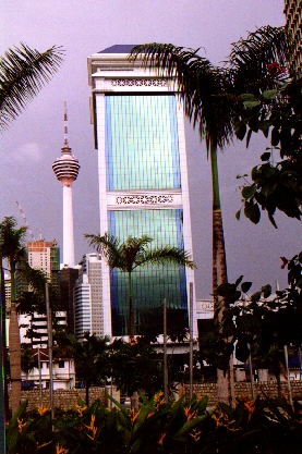 Kuala Lumpur in a storm